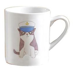 Cat in Sailor's Cap Coffee Mug