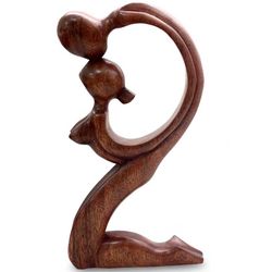 'So in Love' Romantic Wood Sculpture