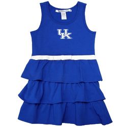Kentucky Wildcats Toddler Girl's Tiered Ruffle Dress