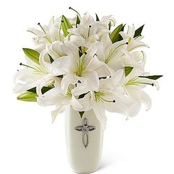 Faithful Blessings Bouquet of Lilies