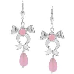 Pink Chalcedony Earrings