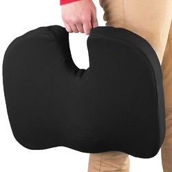 Coccyx Memory Foam and Cooling Gel Seat Cushion