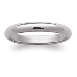 Sterling Silver 3mm Unisex Ring