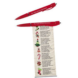 "The Night Before Christmas" Scroll Pens