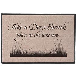 Take a Deep Breath You're At the Lake Now Doormat