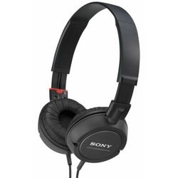 Black Stereo Headphones with Cushioned Earpads