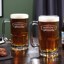 Colossal Classic Brewery Personalized Beer Mugs