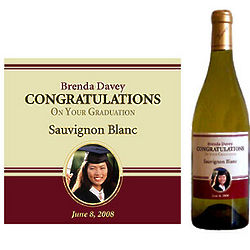 Personalized Graduation Wine Bottle Label