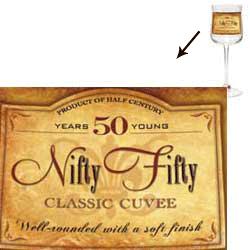 Fifty Birthday Gifts Birthday Wine Glass 50th Birthday Wine 