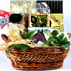 Best of Show Horse Theme Gourmet Gift Basket