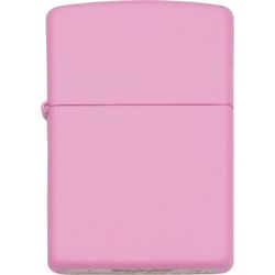Personalized Wide Matte Zippo Lighter in Pink