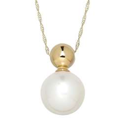 Gold Honora Pearl Drop Necklace