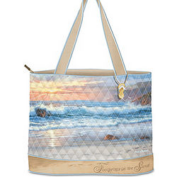 Footprints in the Sand Tote Bag