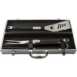 Stainless Steel Engraved BBQ Tool Set