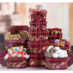 Holiday Chocolate Gift Tower
