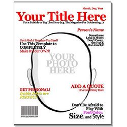 Make Your Own Title Personalized Magazine Cover