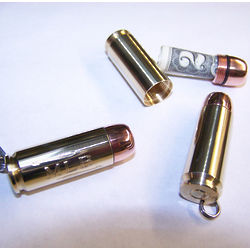 50 Caliber Bullet Key Ring Stash
