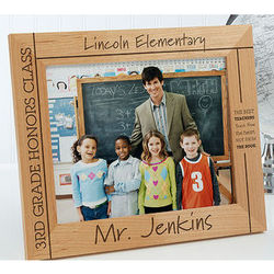 Personalized Picture Frame for Teacher