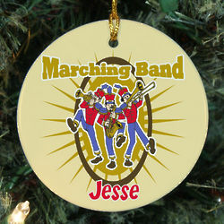 Personalized Ceramic Marching Band Ornament