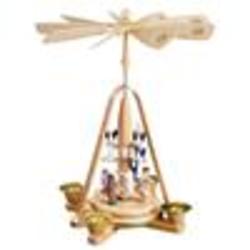 Nativity Scene Candleholder with Angels