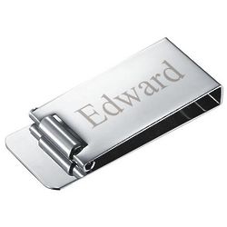 Personalized Sleek and Smart Stainless Steel Money Clip