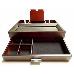 Dresser Valet with Leatherette Top