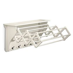 Accordion Drying Rack in Classic White