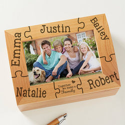 Together We Make a Family Personalized Photo Box