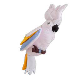 Celestial Cockatoo Polyester Hanging Bird Decorative Accent