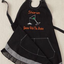 Personalized Ghostess with the Mostess Halloween Apron