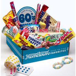 1960s Nostalgic Candy Box