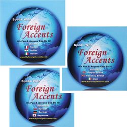 Learn to Speak with Foreign Accents Volumes 1-3 CDs