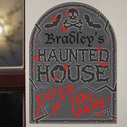 Haunted House Wall Sign
