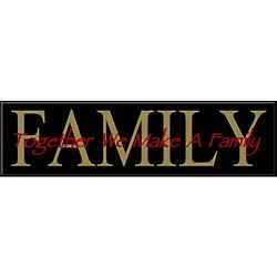 Together We Make a Family Wall Sign
