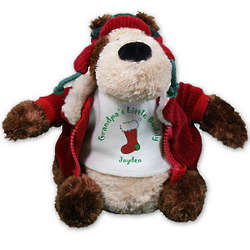 Personalized Christmas Stocking Teddy Bear