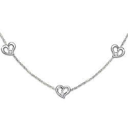 Daughter Diamond Heart Necklace