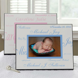 New Arrival Personalized Baby Border Frame
