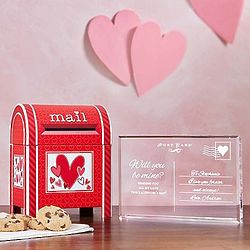 Personalized Valentine Special Delivery Plaque with Cookies