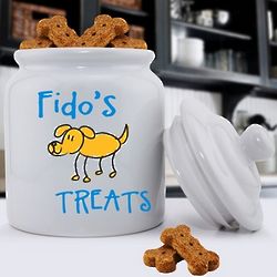 Personalized Dog Treat Jar