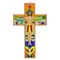 New Creation Painted Cross