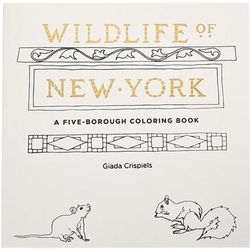 Wildlife in New York Leatherbound Collector's Coloring Book
