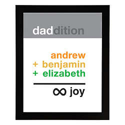 Dad Infinite Joy Personalized Art