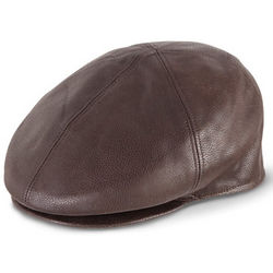 Leather Coppola Cap - FindGift.com