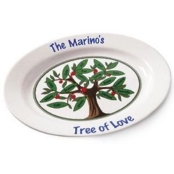 Personalized Tree of Love Platter