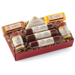 Warm and Hearty Welcome Sausage and Cheese Gift Box