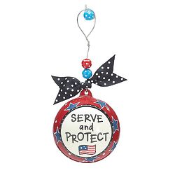 Serve and Protect Christmas Ornament
