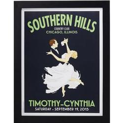 First Dance 42x30 Personalized Framed Art Print