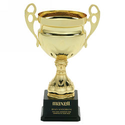 Personalized Lombardi Gold Metal Cup