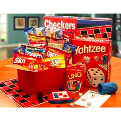 Family Time Games and Snacks Large Gift Box