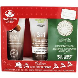Coconut Body Butter + 3-in-1 Shampoo Holiday Gift Set